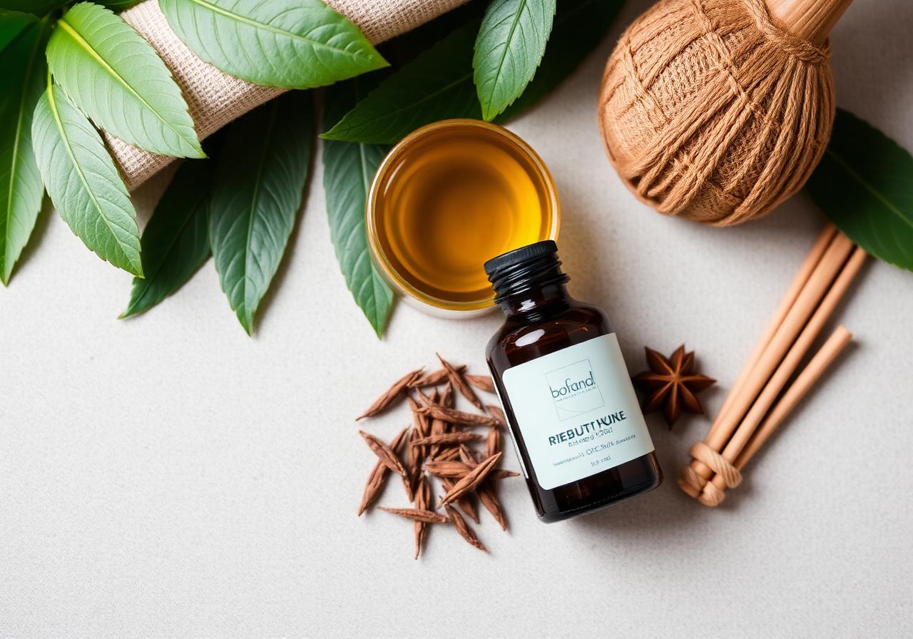 Ingredientes naturais selecionados para o cuidado capilar